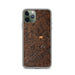 Custom Wimberley Texas Map Phone Case in Ember