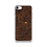 Custom Wimberley Texas Map iPhone SE Phone Case in Ember