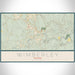 Wimberley Texas Map Print Landscape Orientation in Woodblock Style With Shaded Background