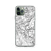 Custom Wind River Range Wyoming Map Phone Case in Classic