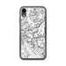 Custom Wind River Range Wyoming Map Phone Case in Classic