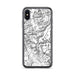 Custom Wind River Range Wyoming Map Phone Case in Classic