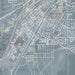 Winnemucca Nevada Map Print in Afternoon Style Zoomed In Close Up Showing Details
