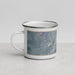 Left View Custom Winnemucca Nevada Map Enamel Mug in Afternoon
