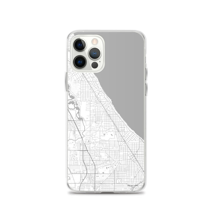 Custom Winnetka Illinois Map iPhone 12 Pro Phone Case in Classic