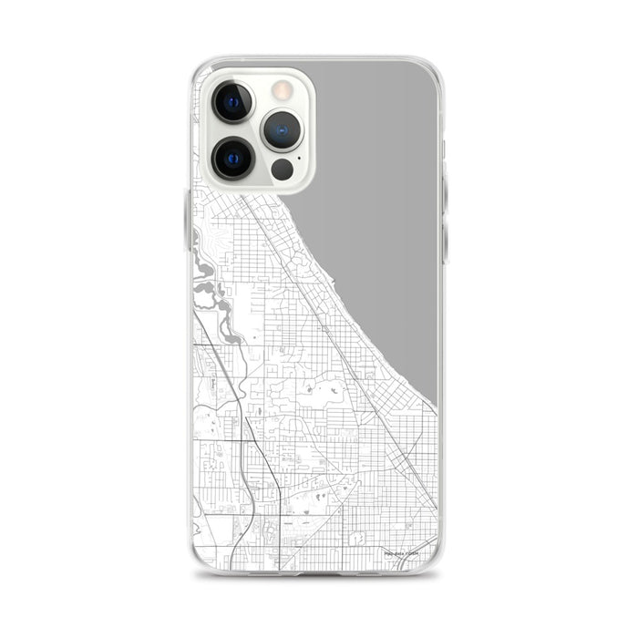 Custom Winnetka Illinois Map iPhone 12 Pro Max Phone Case in Classic