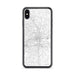 Custom Winston-Salem North Carolina Map Phone Case in Classic