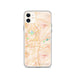 Custom Winston-Salem North Carolina Map Phone Case in Watercolor
