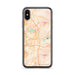 Custom Winston-Salem North Carolina Map Phone Case in Watercolor