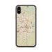 Custom Winston-Salem North Carolina Map Phone Case in Woodblock