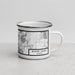 Right View Custom Winter Haven Florida Map Enamel Mug in Classic