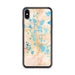 Custom iPhone XS Max Winter Haven Florida Map Phone Case in Watercolor