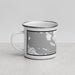Left View Custom Wolfeboro New Hampshire Map Enamel Mug in Classic
