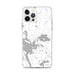 Custom iPhone 12 Pro Max Wolfeboro New Hampshire Map Phone Case in Classic