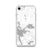 Custom iPhone SE Wolfeboro New Hampshire Map Phone Case in Classic