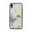 Custom iPhone XR Wolfeboro New Hampshire Map Phone Case in Woodblock