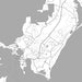 Woods Hole Massachusetts Map Print in Classic Style Zoomed In Close Up Showing Details