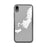 Custom iPhone XR Woods Hole Massachusetts Map Phone Case in Classic