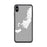Custom iPhone XS Max Woods Hole Massachusetts Map Phone Case in Classic