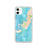 Custom iPhone 11 Woods Hole Massachusetts Map Phone Case in Watercolor