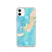 Custom iPhone 11 Woods Hole Massachusetts Map Phone Case in Watercolor