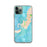 Custom iPhone 11 Pro Woods Hole Massachusetts Map Phone Case in Watercolor