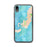 Custom iPhone XR Woods Hole Massachusetts Map Phone Case in Watercolor