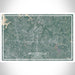 Woodstock Georgia Map Print Landscape Orientation in Afternoon Style With Shaded Background