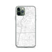 Custom iPhone 11 Pro Woodstock Georgia Map Phone Case in Classic