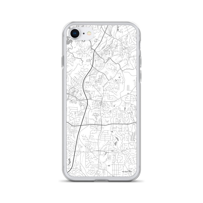 Custom iPhone SE Woodstock Georgia Map Phone Case in Classic