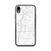 Custom iPhone XR Woodstock Georgia Map Phone Case in Classic