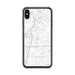 Custom iPhone XS Max Woodstock Georgia Map Phone Case in Classic