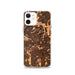 Custom iPhone 12 Woodstock Georgia Map Phone Case in Ember