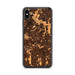 Custom iPhone XS Max Woodstock Georgia Map Phone Case in Ember