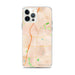 Custom iPhone 12 Pro Max Woodstock Georgia Map Phone Case in Watercolor