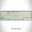 Flat View of Map Custom Woodstock New York Map Enamel Mug in Woodblock