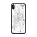 Custom Worcester Massachusetts Map Phone Case in Classic