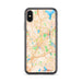 Custom Worcester Massachusetts Map Phone Case in Watercolor