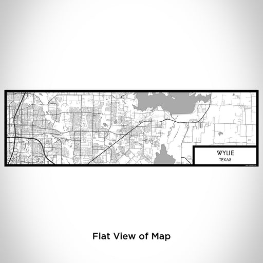 Flat View of Map Custom Wylie Texas Map Enamel Mug in Classic