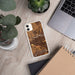 Custom Yakima Washington Map Phone Case in Ember