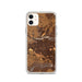 Custom Yakima Washington Map Phone Case in Ember