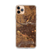 Custom Yakima Washington Map Phone Case in Ember
