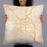 Person holding 22x22 Custom Yakima Washington Map Throw Pillow in Watercolor