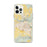 Custom Yakima Washington Map iPhone 12 Pro Max Phone Case in Woodblock