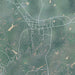 Yanceyville North Carolina Map Print in Afternoon Style Zoomed In Close Up Showing Details