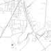 Yellow Springs Ohio Map Print in Classic Style Zoomed In Close Up Showing Details