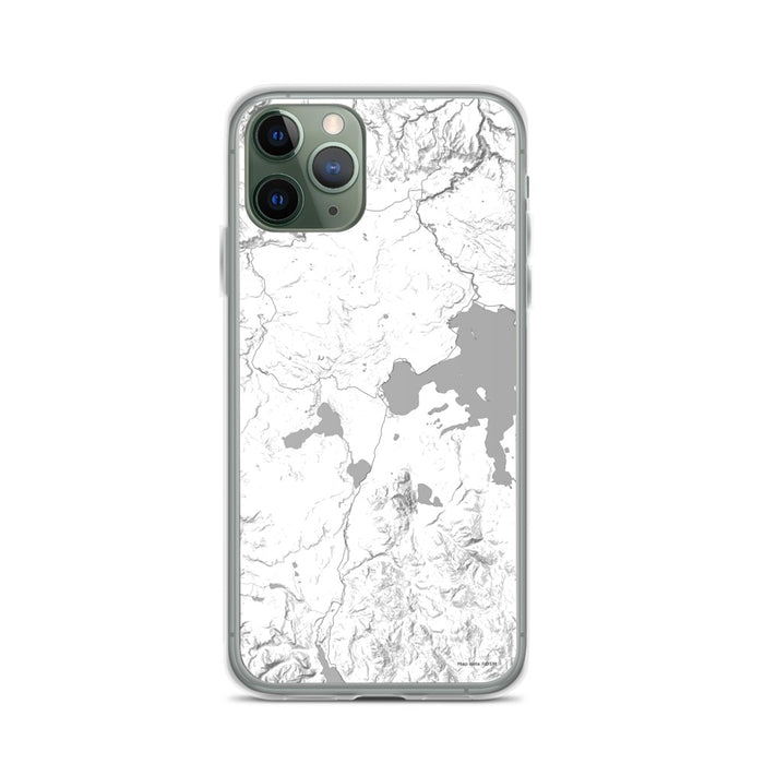 Custom Yellowstone National Park Map Phone Case in Classic