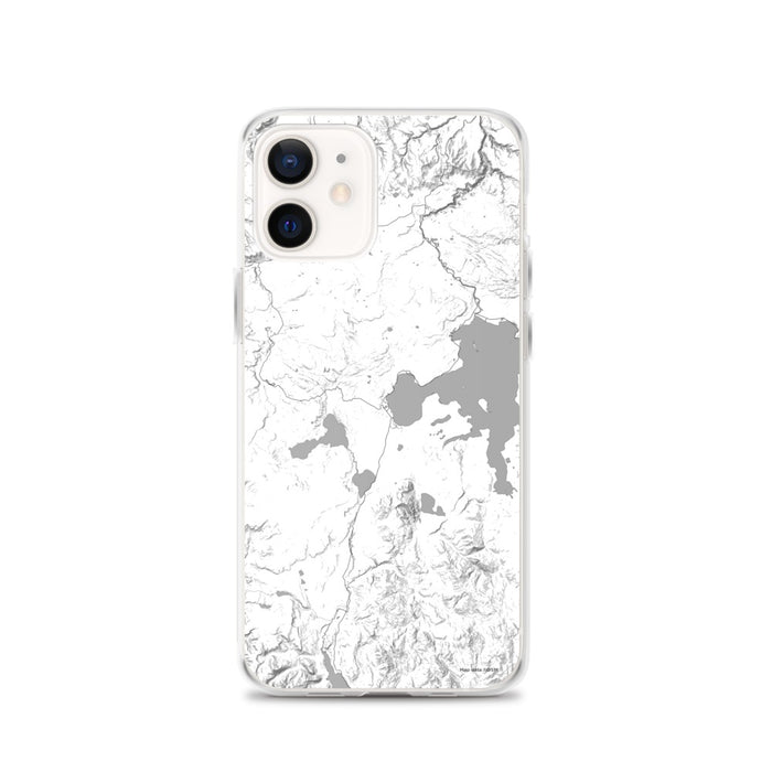 Custom Yellowstone National Park Map iPhone 12 Phone Case in Classic