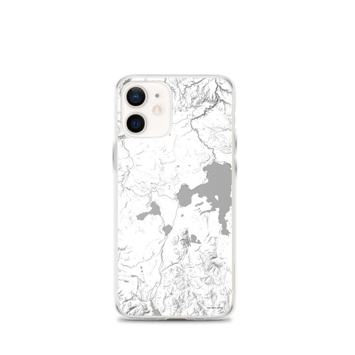Custom Yellowstone National Park Map iPhone 12 mini Phone Case in Classic