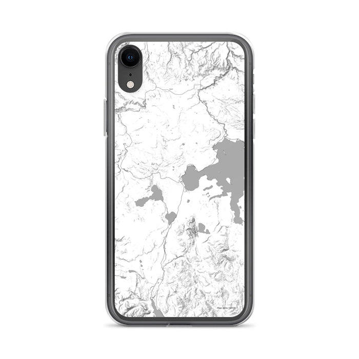 Custom Yellowstone National Park Map Phone Case in Classic
